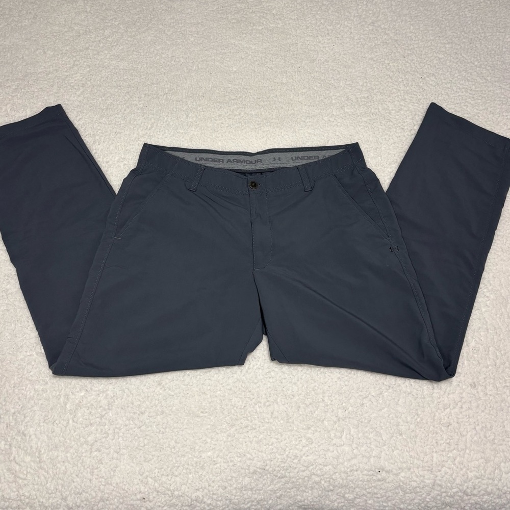 Under Armour Men Gray Tech Tapared Golf Pants